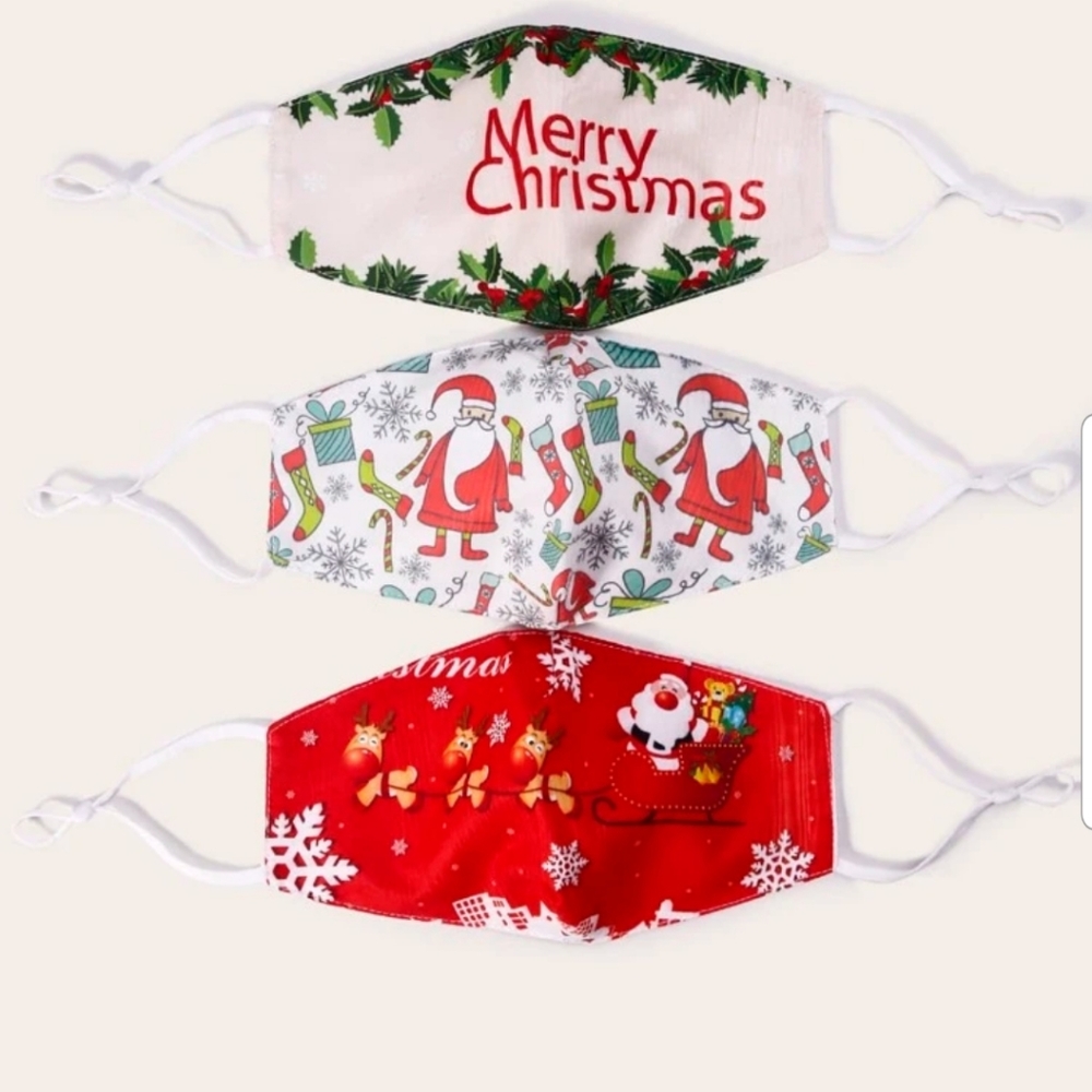 Christmas face masks